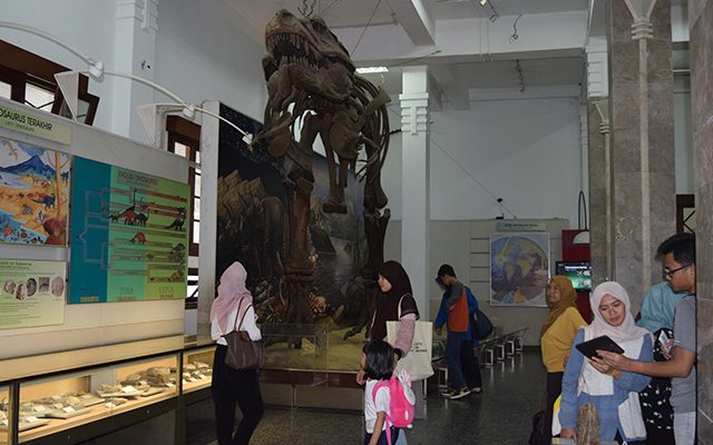 T-rex di museum geologi