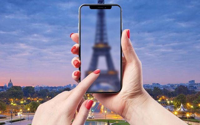 hasil foto kamera ponsel blur