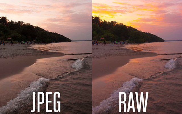 Perbedaan RAW dan JPEG
